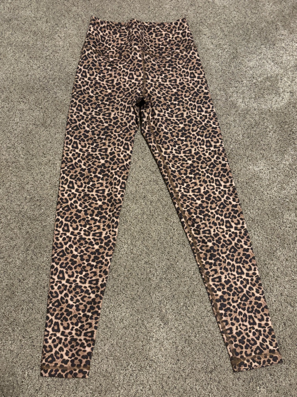American Eagle Outfitters Leopard-Print Leggings in Tan and Black